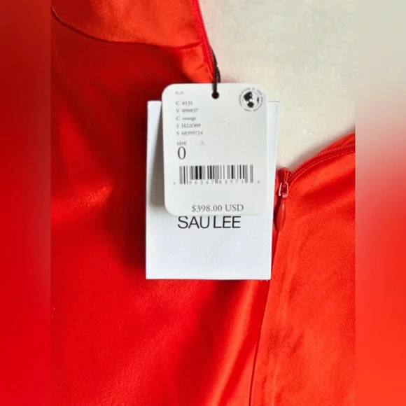 Brand New Sau Lee Livi Criss Cross Halter Mini Dress - Picture 5 of 7